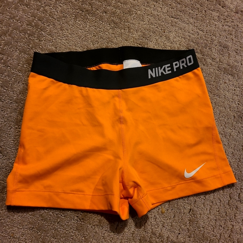Orange Nike Pros